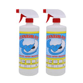 Stingray Spot Remover bottle pour demonstrates direct stain spray