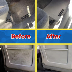 Stingray Spot Remover carpet cleaning reveals deep stain lifting.