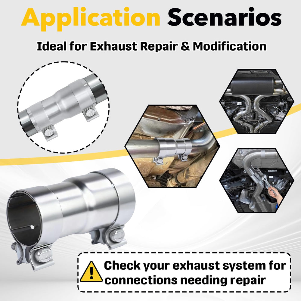 Stitokg durable exhaust-parts designed to handle heat and corrosion.