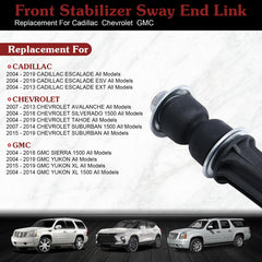 Stiueoav K700432 front-stabilizer-end-link for Avalanche enhances ride smoothness on turns