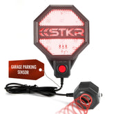STKR Concepts garage parking sensor front mount shows precise distance with clear LED feedback.