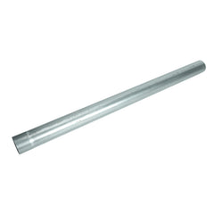 STMGW silver galvanized straight exhaust pipe, 3in OD, 4ft for durable routing.