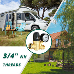 STMOUTUO adjustable regulator handle enables easy pressure customization.