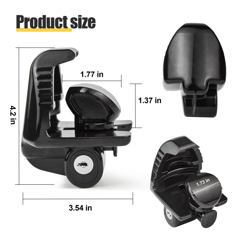 Stochastic Box trailer lock fit 2-5-16 in suited for larger trailer couplers