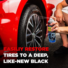 Stoner Car Care More Shine applied to tire sidewalls for a durable, non-greasy look.