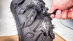 Stop & Go 1085 tool set assembled for on-vehicle tire repairs