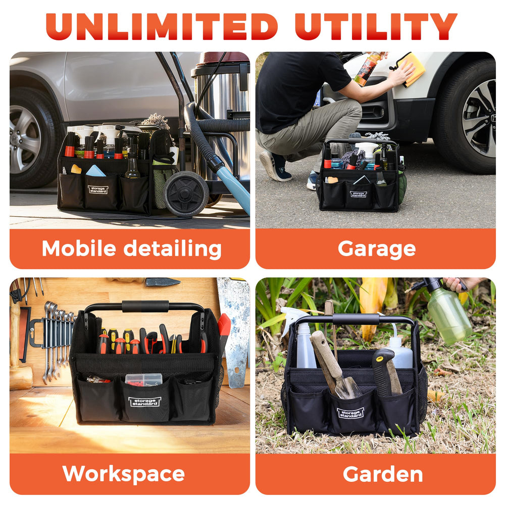 Storage Standard detailing caddy travel-ready compact for car, workshop, or home.