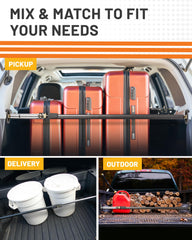 Strapinno non-slip grip helps cargo stay put on uneven surfaces.