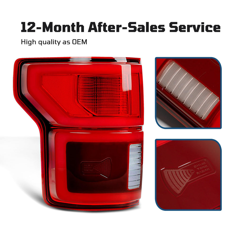 STRAUTOS F-150 LED tail light housing made from sturdy ABS plastic