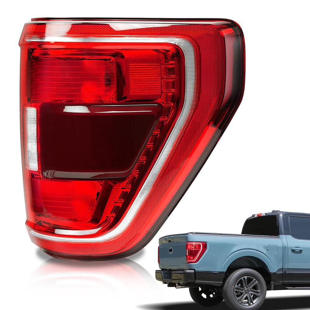 STRAUTOS tail light right passenger side for 2021-2023 F-150 Tremor, direct bolt-on replacement.