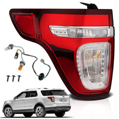 STRAUTOS left driver side tail light for Explorer in rain and snow
