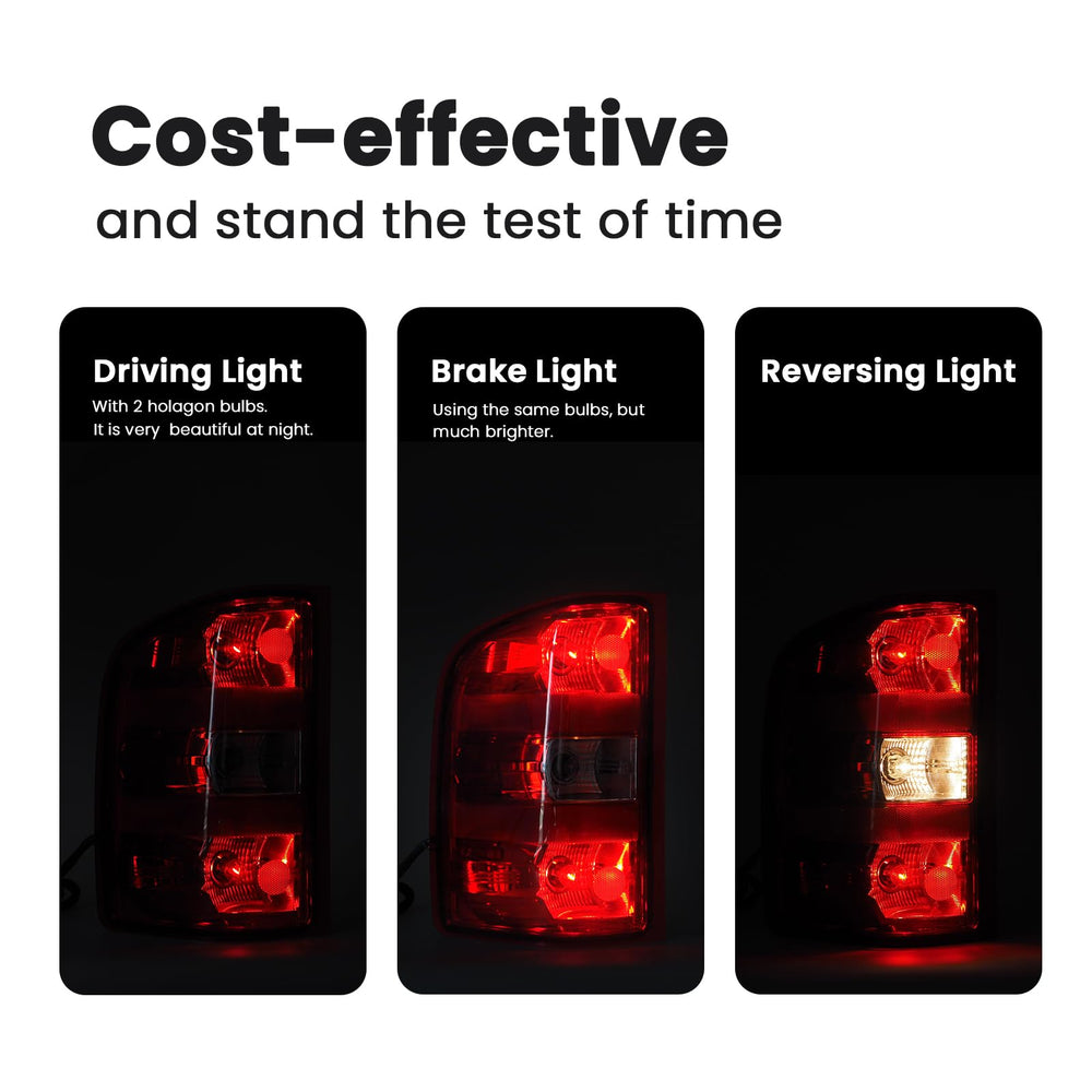 STRECOS tail light left driver side installation bolt-on design.