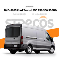 STRECOS Transit tail light mounted on vehicle demonstrates easy bolt-on fit