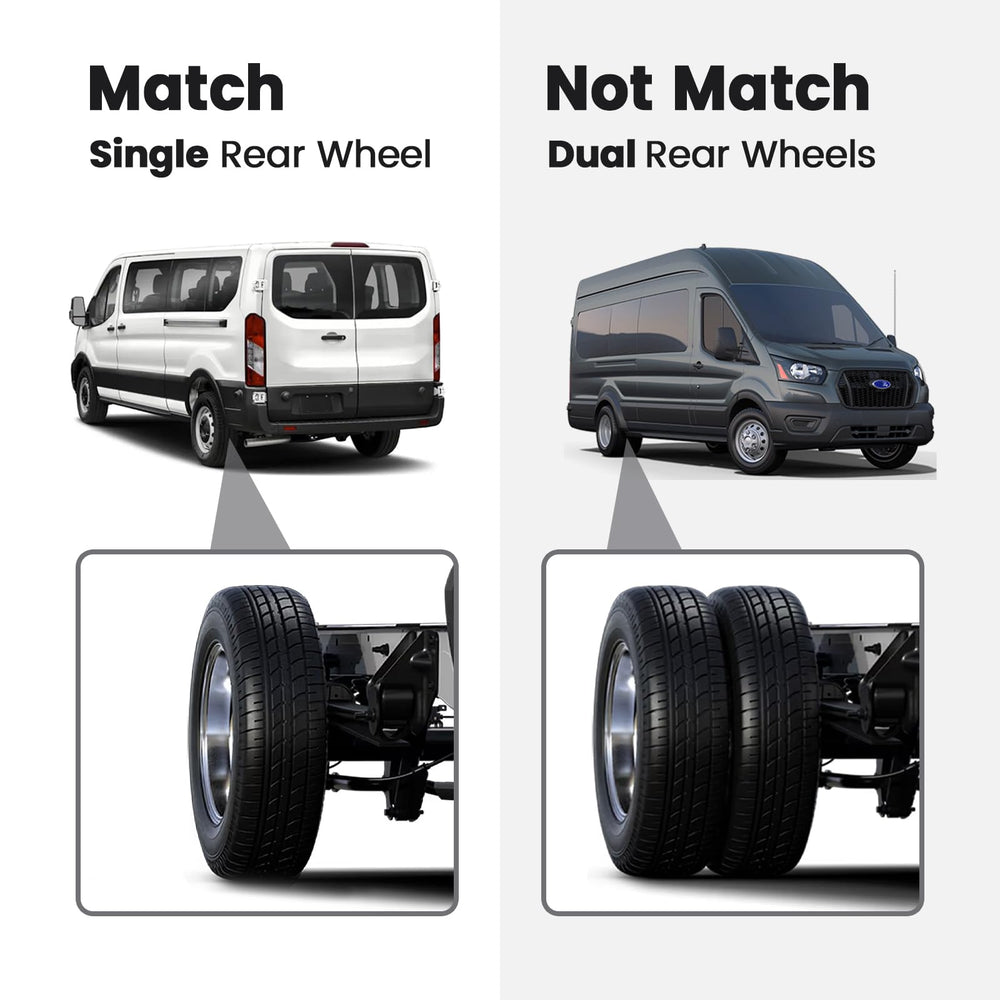 STRECOS Transit tail light wiring harness shows plug-and-play connection