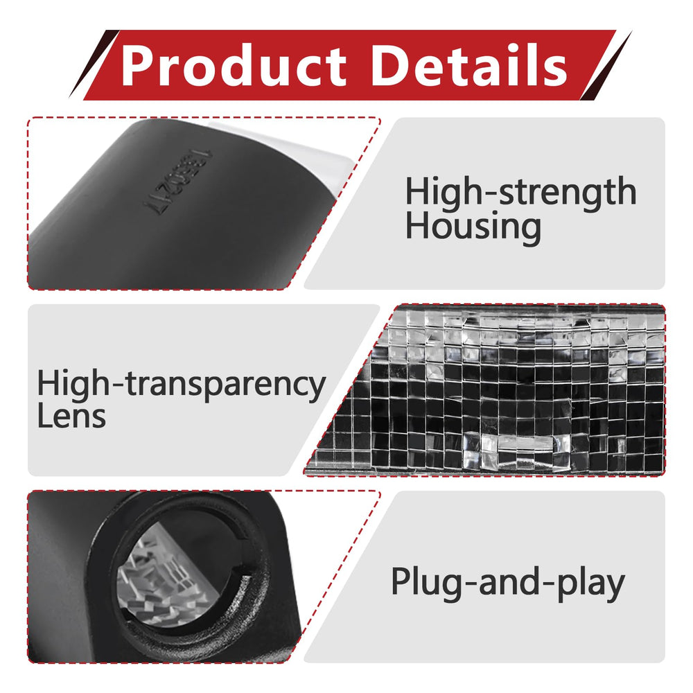 StreytoTek license plate light with durable, moisture-resistant housing for all climates
