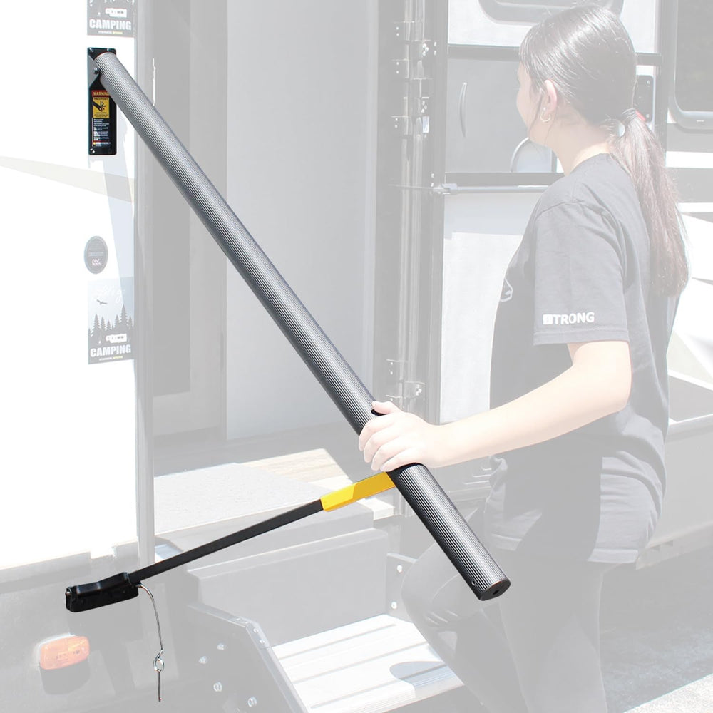 Stromberg Carlson AR-50 grip detail enhances stable footing on outdoor stair risers.