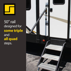 Stromberg Carlson AR-50 triple-step compatibility broadens RV access options.