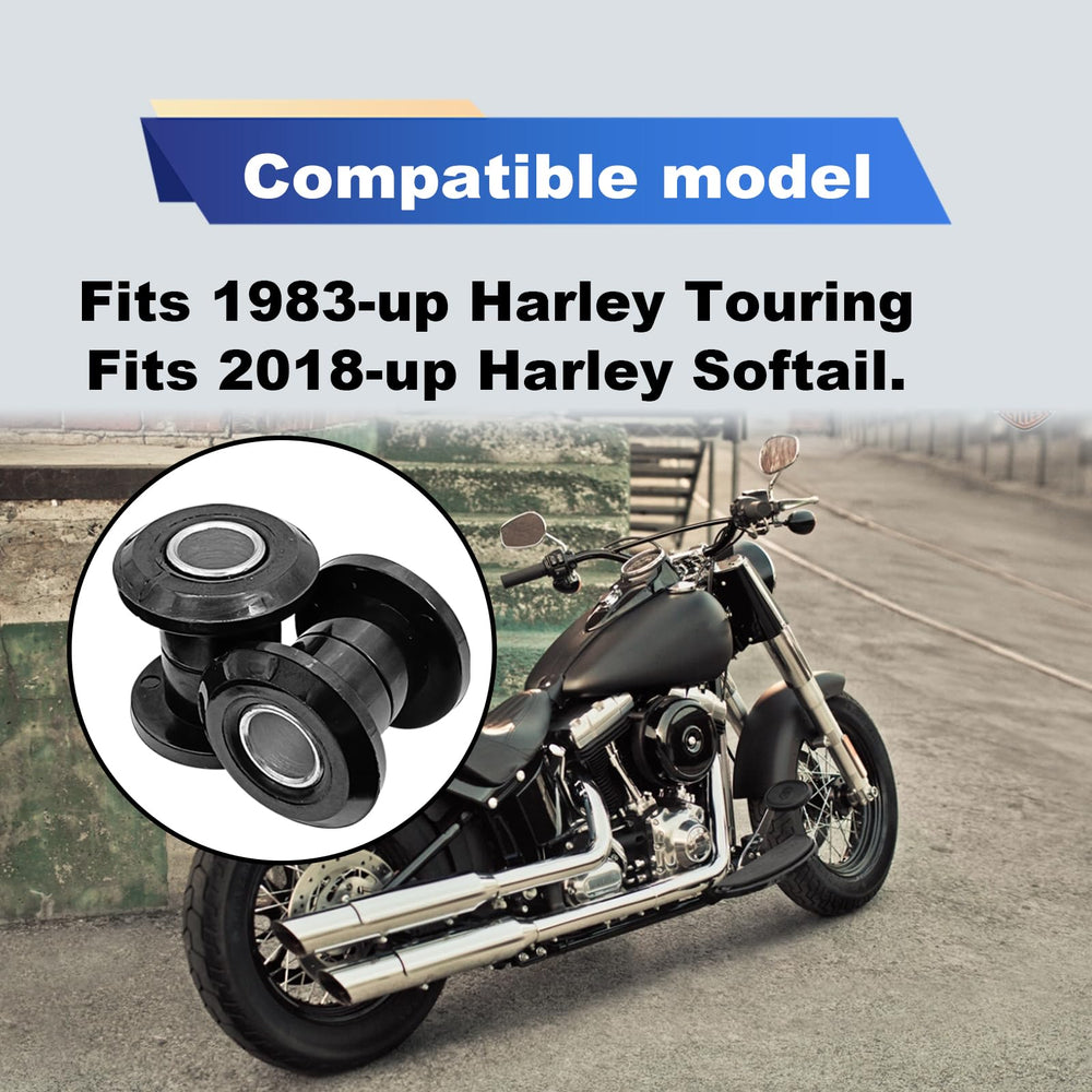 Stymart installed on Harley demonstrates secure, buzz-free handlebars.