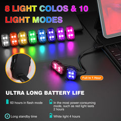 Suacopzar eight-color illumination offers versatile lighting options