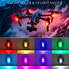 Suacopzar LED strobe bike light with remote for roadside safety.