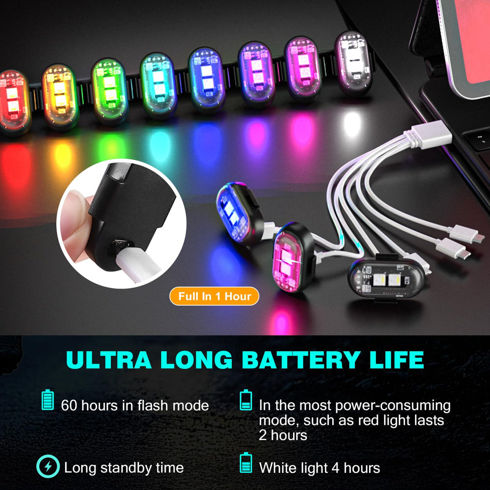 Suacopzar LED strobe car light with remote for safer night driving.