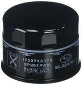 Subaru oil filter 15208AA170 exterior view for reliable engine protection