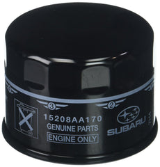 Subaru oil filter 15208AA170 exterior view for reliable engine protection
