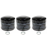 Subaru oil filters and crush gaskets 3-pack for reliable engine maintenance