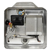 Suburban Advantage SW10D tank exterior highlights durable porcelain-lined steel construction for long-lasting hot water