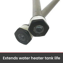 Suburban anode rods installed in SW model tank prevent corrosive damage during use