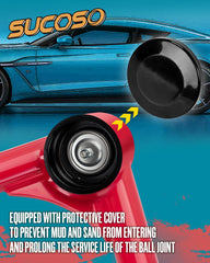 SUCOSO lift compatibility image shows 2-4 inch suspension readiness.