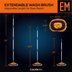 Suds Lab EM lightweight ergonomic handle reduces hand fatigue