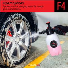 Suds Lab F4 adjustable spray modes switch between mist and stream
