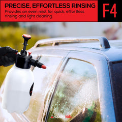 Suds Lab F4 car detailing setup ideal for exterior and interior cleaning