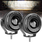 SUFEMOTEC round LED pod lights beam assembly for precise off-road visibility.