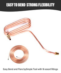 Rustproof finish on SUJADE YAKEFLY brake line for long-term use.