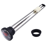 SUKATC 12-inch fuel gauge and grommet — front view with precise fit