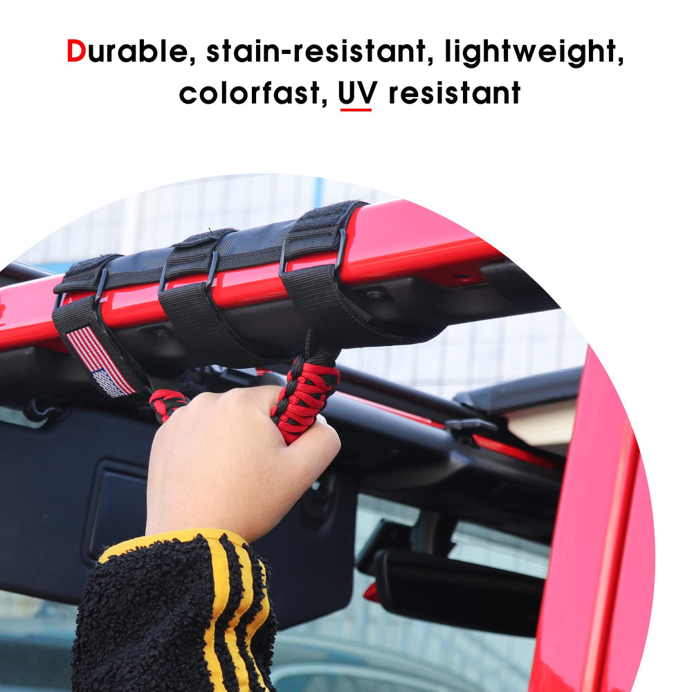 Sukemichi waterproof oxford cloth red wrap withstands rugged trails.