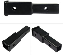Sulythw hitch extender pin hole alignment for compatible bike racks.