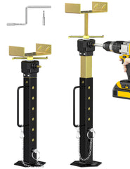 Sulythw RV slide-out stabilizer jack assembly boosts stability on the road
