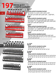 Sunbaba SAE metric compatibility facilitates fast transitions between parts during auto repairs.