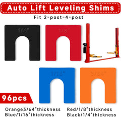 SunDiss red 1/8 inch shim stabilizes lift balance during service tasks