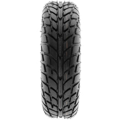 SUNF 14570x6 ATV tire stability on hard-pack and turf.
