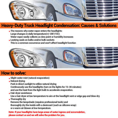 Sunhua Cascadia OE replacement headlights for easy vehicle compatibility.