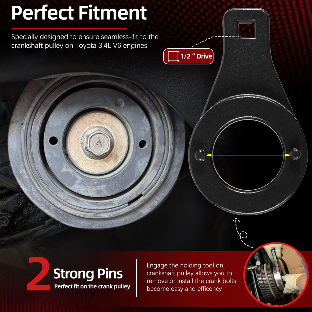 Sunluway tool provides center-hole access for easy bolt removal.