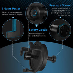 Sunluway puller compatible with GM LS and select Chrysler Dodge Jeep engines