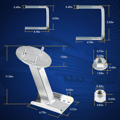 Sunluway durable spare tire mount ready for quick repositioning.