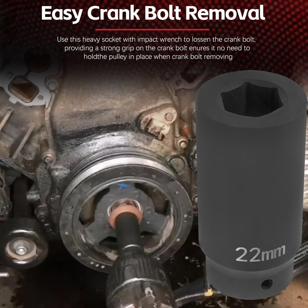 Sunluway easy-to-use tool for quick crank bolt removal with 1/2-inch drive