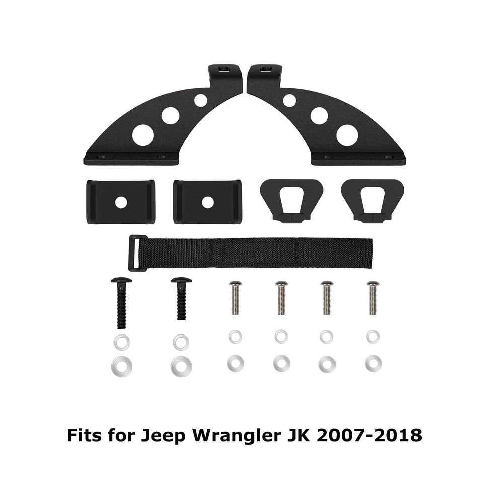 Sunluway Wrangler JK/JKU mount with universal fit for two and four doors.