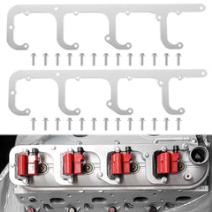 Sunluway LS engine coil bracket front view highlighting secure mounting on valve covers.